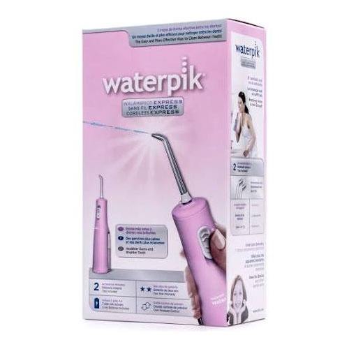 Irrigador bucal inalambrico - waterpik cordless express wp 02 (a pilas pink)