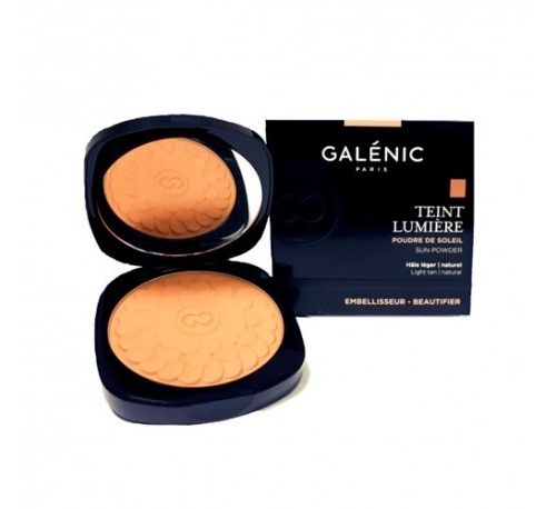 Galenic teint lumiere polvos de sol - halo ligero y natural (polvera 9.5 g)