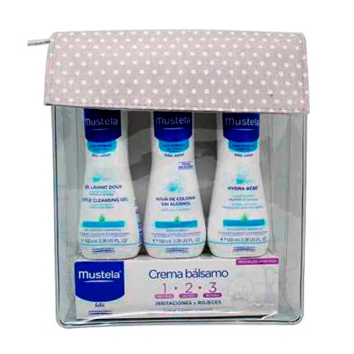 Mustela neceser basico (balsamo colonia crema gel)