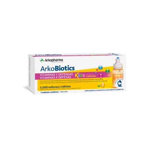 Arkobiotics vitaminas y defensas (niños 7 unidosis)