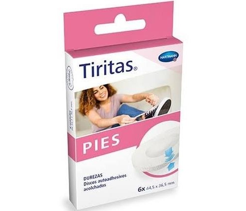 Tiritas pies durezas (44.5 x 36.5 mm 6 u)