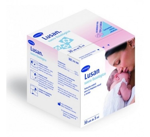 Lusan suero fisiologico nasal (monodosis 5 ml 30 u)