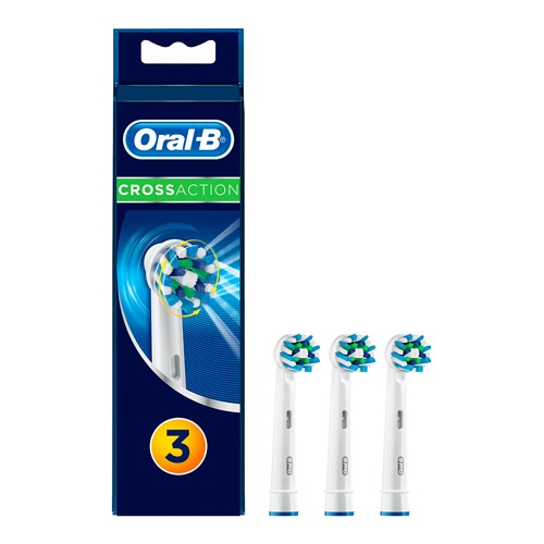 Oral-b recambio cepillo electr. crossaction 3u