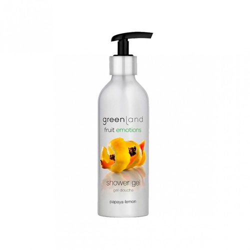 Green land shower gel 200 ml papaya-lemon