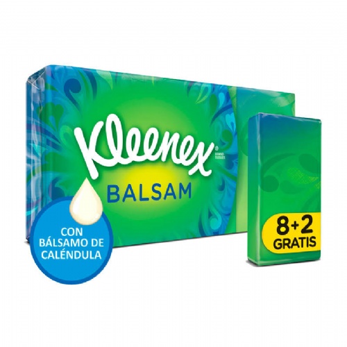 Pauelos kleenex balsam bolsil