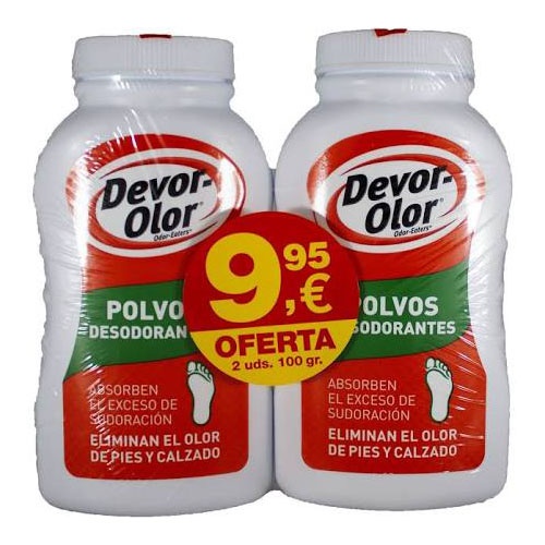 Devor olor desodorante pies polvo (1 envase 100 g)