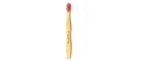 Cepillo bambu infantil ultrasuave morado