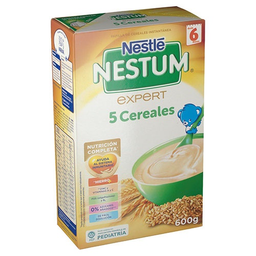 Nestle nestum papilla 5 cereales (650 g)