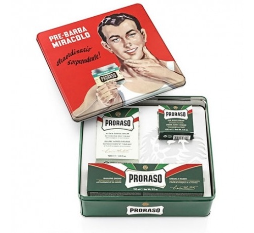 Proraso pack lata verde-roja regalo