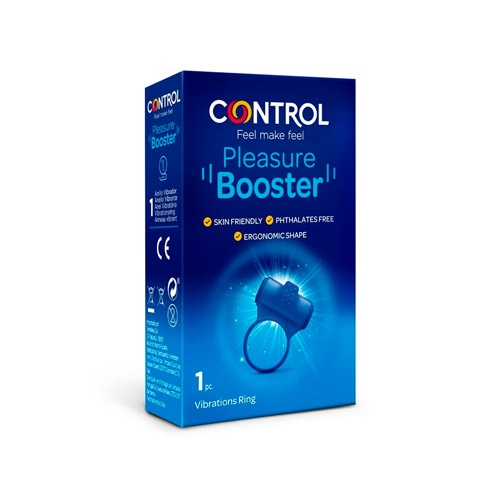 Control pleasure booster - anillo vibrador (1 anillo)