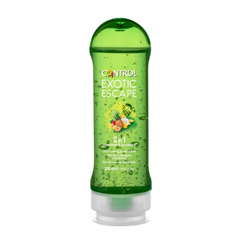Control exotic escape - 2 in 1 massaje & pleasure (gel 200 ml)
