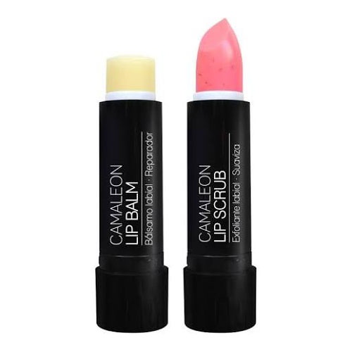 Kit reparador camaleon lip scrub lipbalm (4 g fresa)
