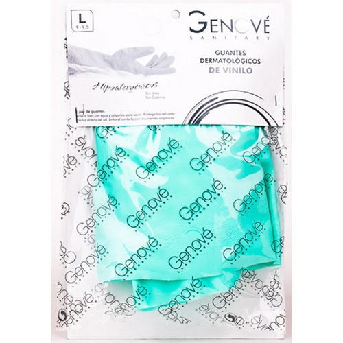Guantes de nitrilo - genocure dermatologico (talla l/8)