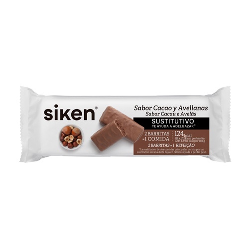 Siken form barrita (cacao y avellanas 40 g)