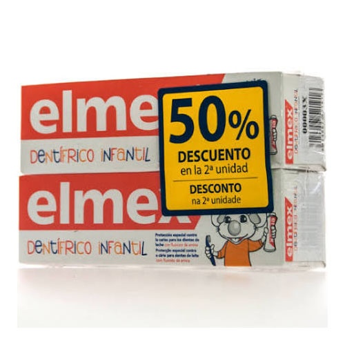Elmex infantil duplo 2a u. 50%