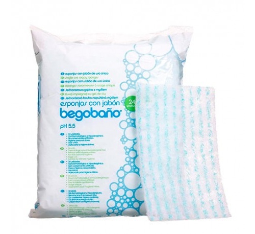 Begobaño esponja enjabonada desechable (24 u)