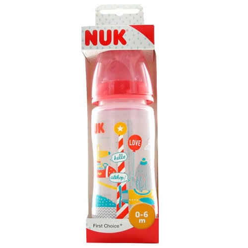 Biberon fc + pp silicona - nuk fantasy (1m 300 ml)