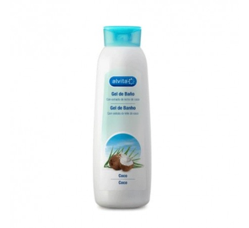 Alvita gel de baño coco (750 ml)