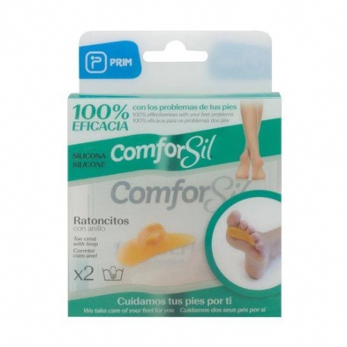 Ratoncito silicona con anillo dedos martillo - comforsil (t med 2 u (dcho e izq))