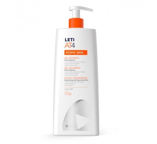 Leti at-4 gel de baño dermograso (750 ml)