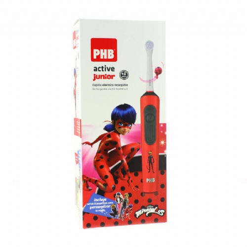Cepillo dental electrico - phb active junior (rojo)