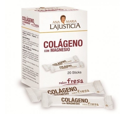 Colageno con magnesio - ana maria lajusticia (fresa 20 sticks (5 g))