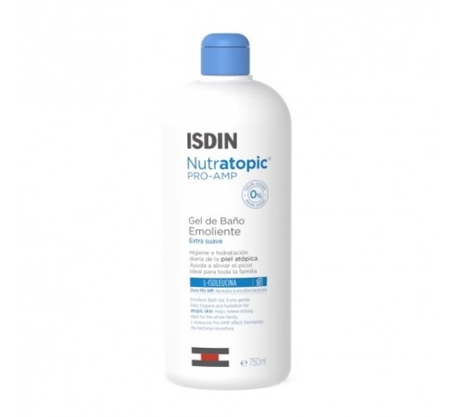 Isdin nutratopic pro-amp - gel de baño emoliente (750 ml)