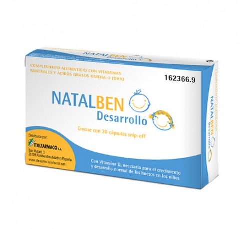 Natalben desarrollo (30 capsulas snip-off)