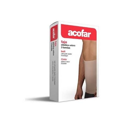 Faja - acofar  elastica velcro 3 bandas (t-3)