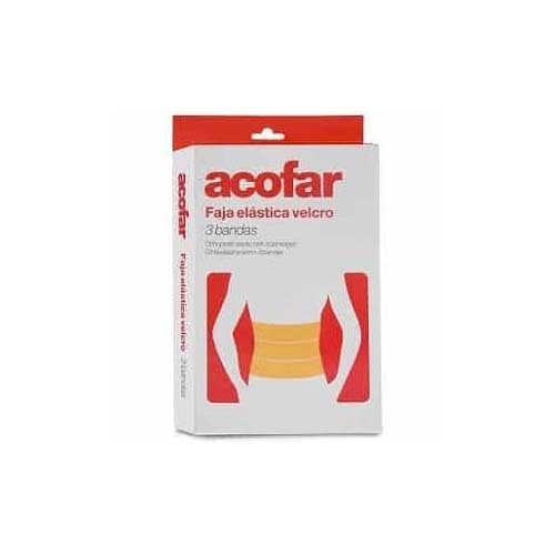 Faja - acofar  elastica velcro 3 bandas (t-4)