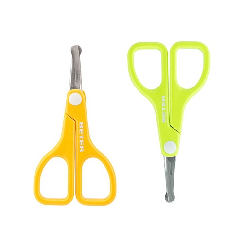 Tijera bebe - beter (mango plastico 9.2 cm)