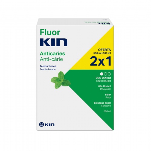 Kin pack 2x1 fluor-kin ac enju. 500 ml.
