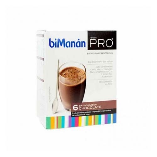 Bimanan metodo pro batido - hiperproteica e hipocalorica (chocolate 6 batidos)