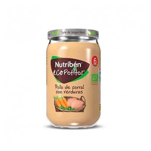 Nutriben ecopotitos verduras de la huerta - con pollo del corral (1 envase 235 g)