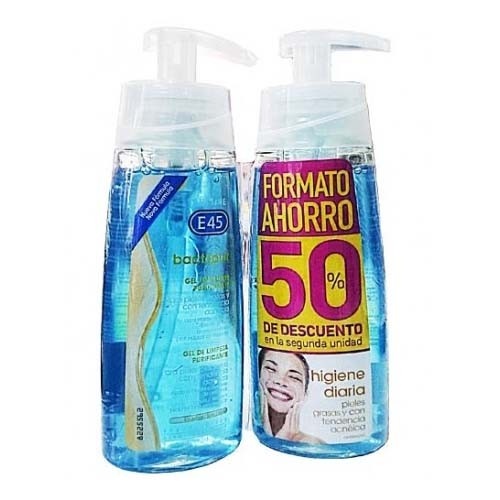 Bactopur gel limpiador e45 lutsine 2 envases 200 ml - e45 lutsine